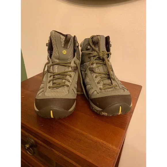 Merrell Dusty Olive siren sport q2 Gore Tex Women Hiking Boots Size 10 - Picture 4 of 6